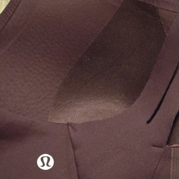 770. Lululemon Bra Burgundy Maroon Sports Bra Size 40D - Picture 3 of 7